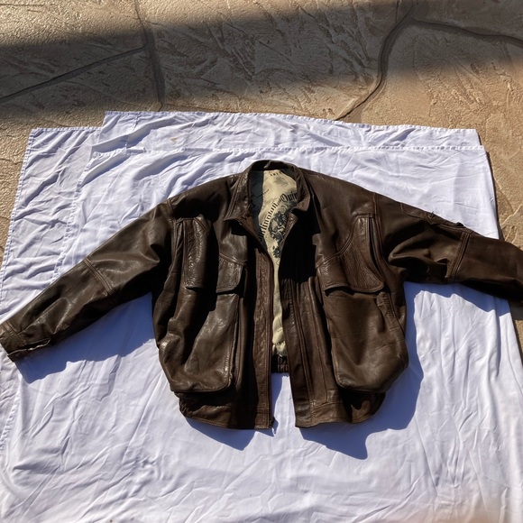 Handmade Colombian Genuine Leather Jacket Men’s - Picture 3 of 8